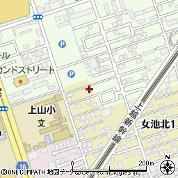 新潟県新潟市中央区女池北1丁目24-18周辺の地図