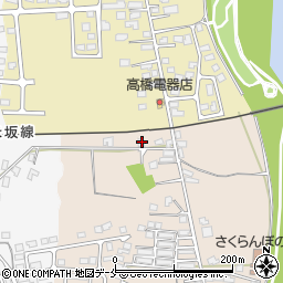 山形県米沢市吾妻町2-9周辺の地図