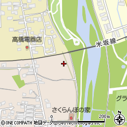 山形県米沢市吾妻町1周辺の地図