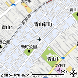 新潟県新潟市西区青山新町15-3周辺の地図