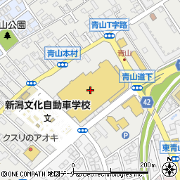株式会社丸屋本店　イオン新潟青山店周辺の地図
