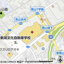 弁慶 イオン新潟青山店周辺の地図