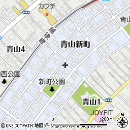 新潟県新潟市西区青山新町15-8周辺の地図