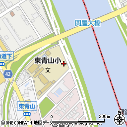 新潟県新潟市西区東青山2丁目10周辺の地図