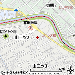 味濱家・山二ツ店周辺の地図