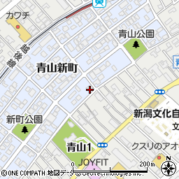 新潟県新潟市西区青山新町21-6周辺の地図