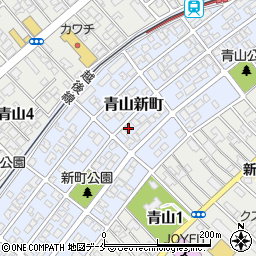 新潟県新潟市西区青山新町20-10周辺の地図