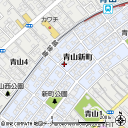 新潟県新潟市西区青山新町19-12周辺の地図