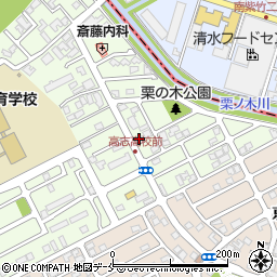 ポエム生花店周辺の地図