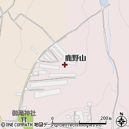 福島県伊達郡国見町光明寺鹿野山周辺の地図