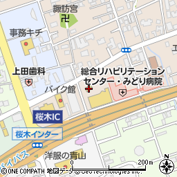 ファミリーマート新潟桜木インター店周辺の地図