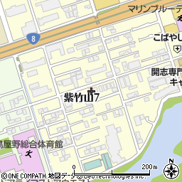 ふぁみ～ゆ紫竹山周辺の地図
