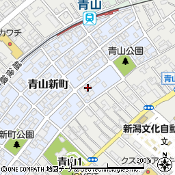 新潟県新潟市西区青山新町23-15周辺の地図