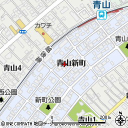 新潟県新潟市西区青山新町19-18周辺の地図