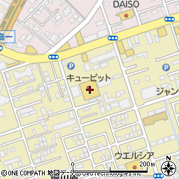 キューピット出来島店周辺の地図