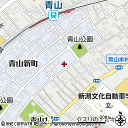 新潟県新潟市西区青山新町23-7周辺の地図