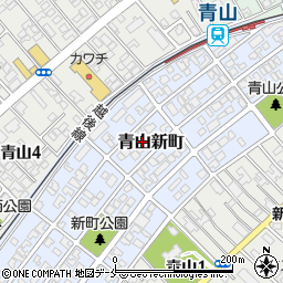 新潟県新潟市西区青山新町19周辺の地図
