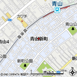新潟県新潟市西区青山新町19-15周辺の地図