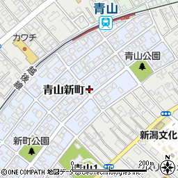 新潟県新潟市西区青山新町24-1周辺の地図