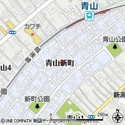 新潟県新潟市西区青山新町19-4周辺の地図
