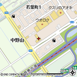 東日本三菱新潟東店周辺の地図