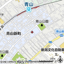 新潟県新潟市西区青山新町23-12周辺の地図