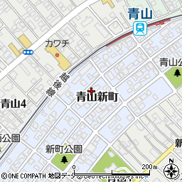新潟県新潟市西区青山新町19-8周辺の地図