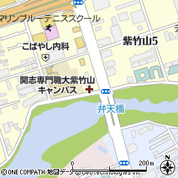 ローソン新潟紫竹山六丁目店周辺の地図