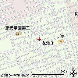 杵鞭生花店周辺の地図