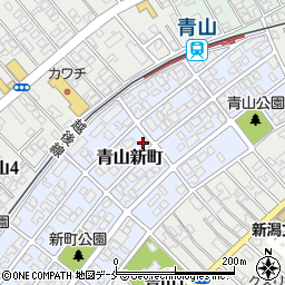 新潟県新潟市西区青山新町19-5周辺の地図