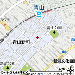 新潟県新潟市西区青山新町24-5周辺の地図