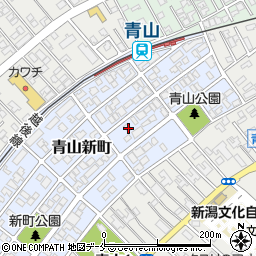 新潟県新潟市西区青山新町24-13周辺の地図