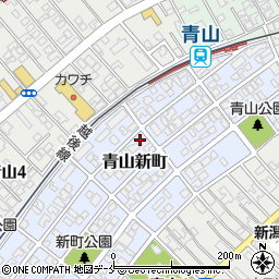 新潟県新潟市西区青山新町19-6周辺の地図