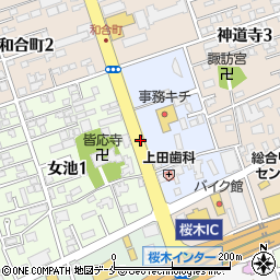女池桜木町周辺の地図