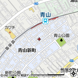 新潟県新潟市西区青山新町25-3周辺の地図
