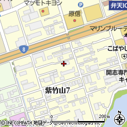 クレセント紫竹山周辺の地図