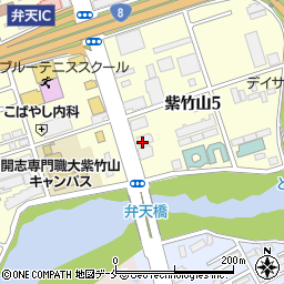 無添くら寿司 新潟紫竹山店周辺の地図