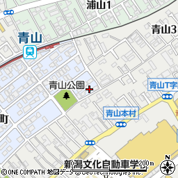 新潟県新潟市西区青山新町31-11周辺の地図