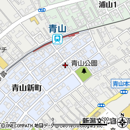新潟県新潟市西区青山新町24-19周辺の地図