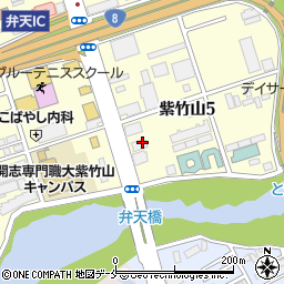 新潟県新潟市中央区紫竹山周辺の地図