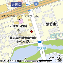サークルＫ新潟紫竹山店周辺の地図