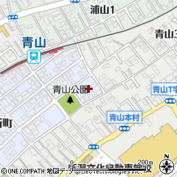 新潟県新潟市西区青山新町31-9周辺の地図