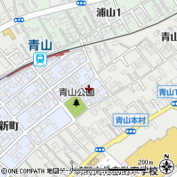 新潟県新潟市西区青山新町31-17周辺の地図