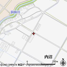 新潟県新潟市北区内沼2058周辺の地図