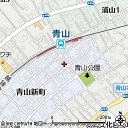 新潟県新潟市西区青山新町25-20周辺の地図