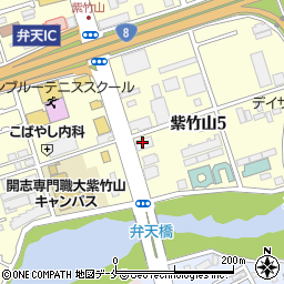 専門学校新潟国際自動車大学校周辺の地図