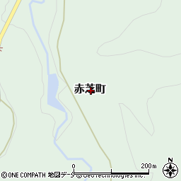 山形県米沢市赤芝町周辺の地図