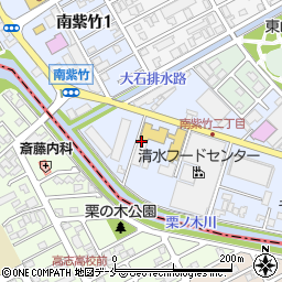 株式会社新潟ダイハツモータース　ダイハツ紫竹周辺の地図