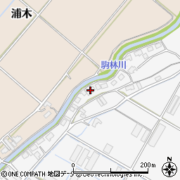 新潟県新潟市北区内沼1724周辺の地図