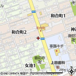 セブンイレブン新潟和合町店周辺の地図